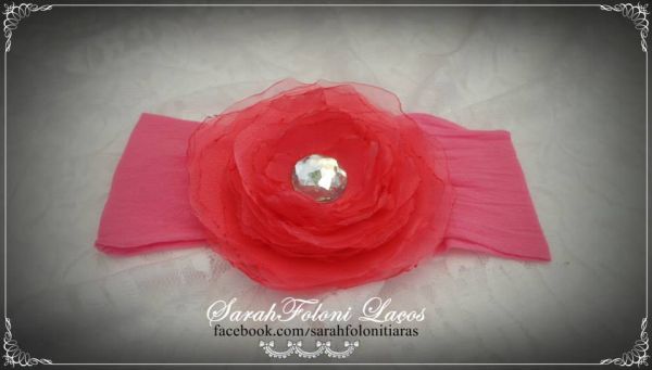 Faixa Rosa de Organza