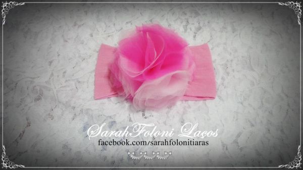 Faixa Pompom Rosa